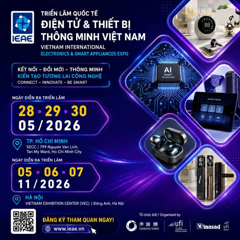 IEAE Hà Nội 2026 | Thiết kế, thi công gian hàng tại VEC